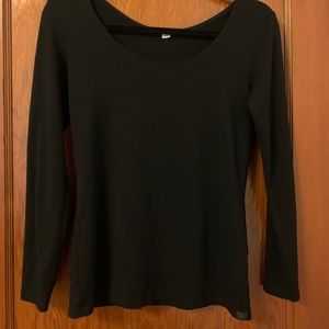 Black long sleeve Uniqlo